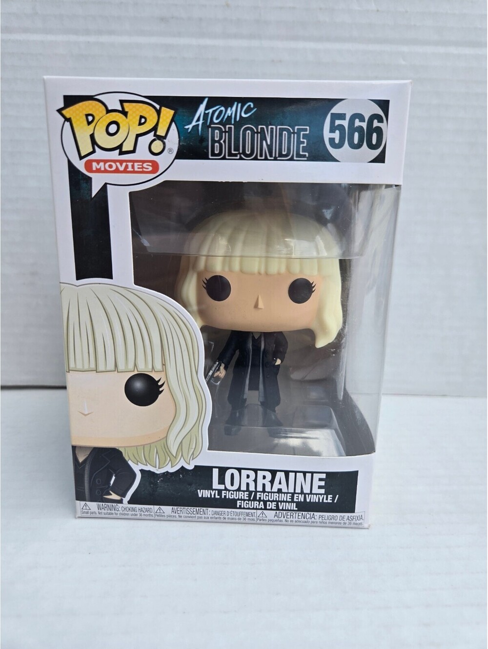 Funko Pop! Movies Atomic Blonde Lorraine Vinyl Figure #566 Collectible
